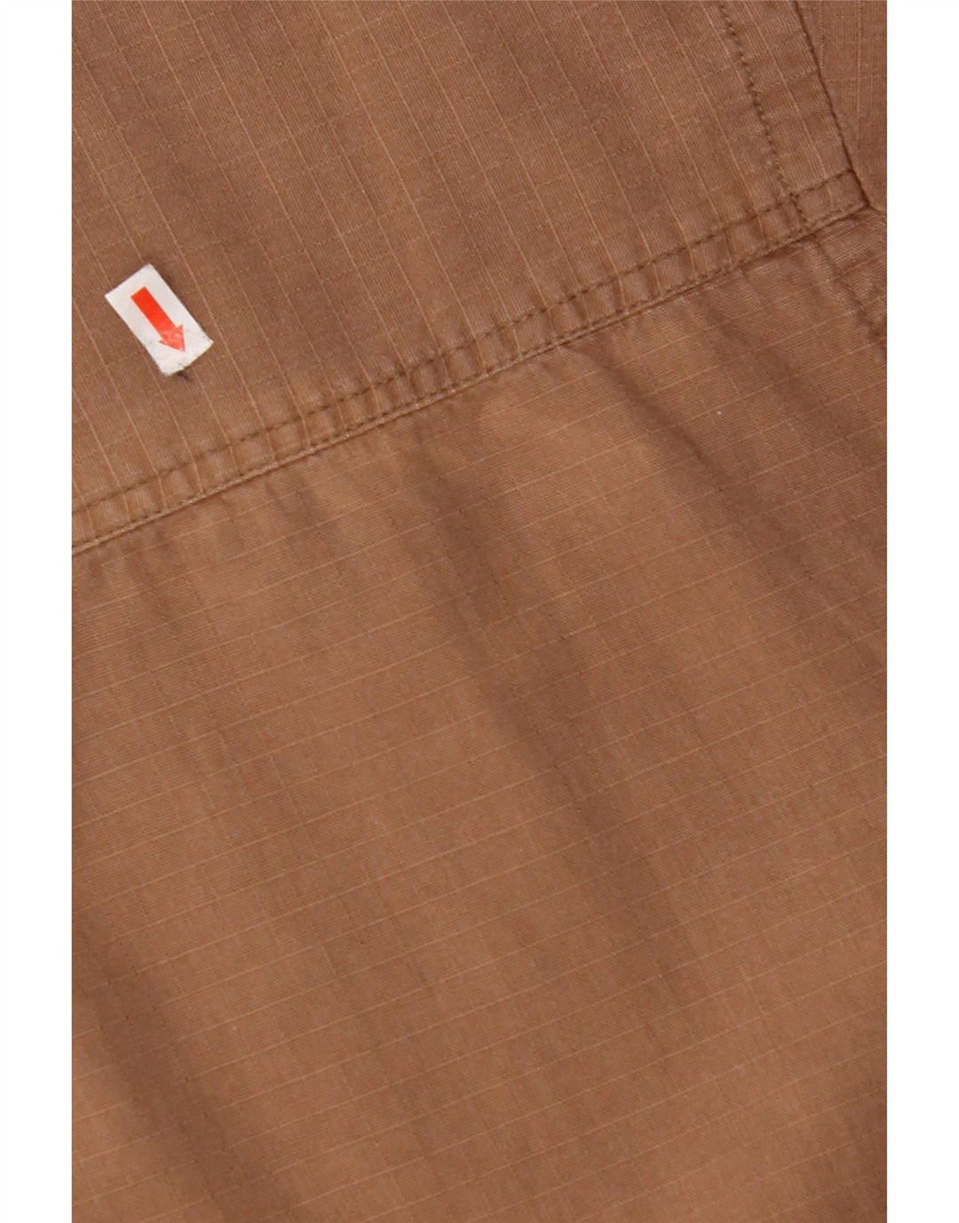 Koszula męska z krótkim rękawem JEEP XL, bawełniana w brązową kratę