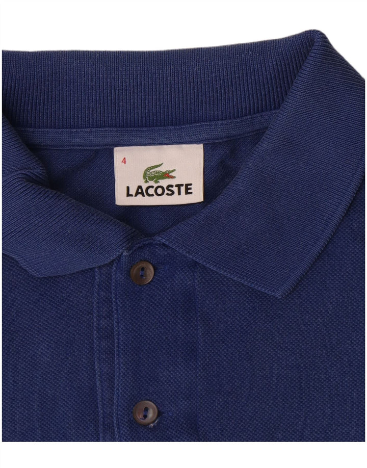 Męska koszulka polo Lacoste, rozmiar 4, średnia, granatowa, bawełniana