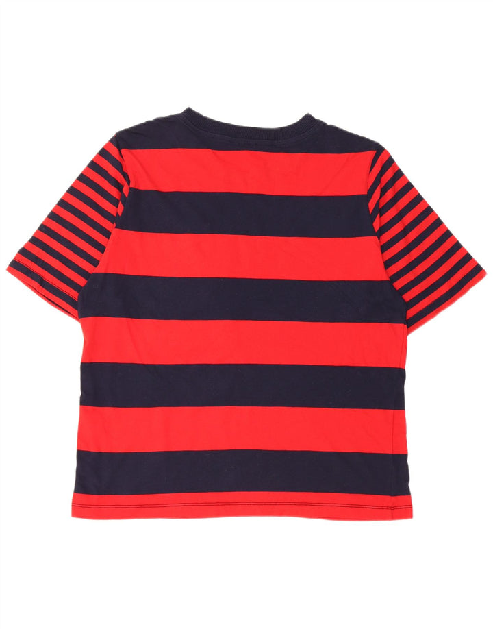 T-shirt męski BENETTON, bawełniany, średni, granatowy w paski