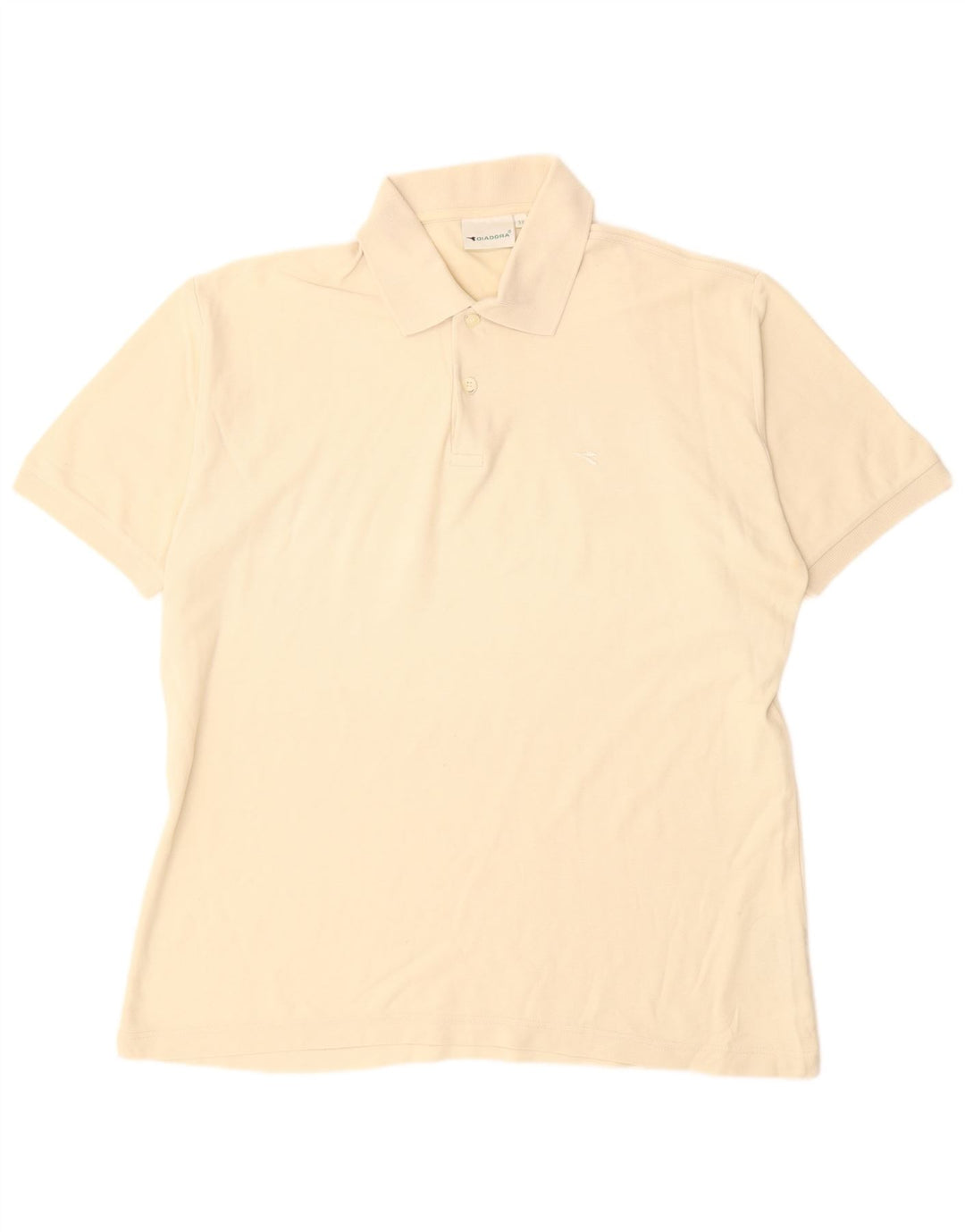 Męska koszulka polo DIADORA IT 52, duża, beżowa, bawełniana