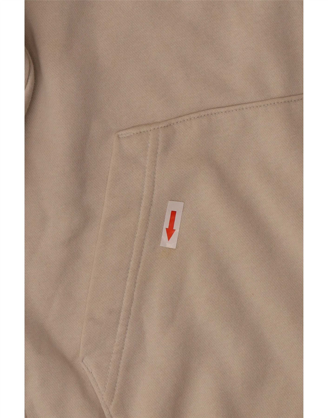 Męski sweter z kapturem Nike, mały, beżowy, bawełniany