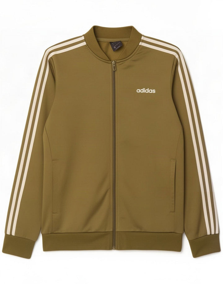 Adidas męska bluza dresowa średnia khaki poliester