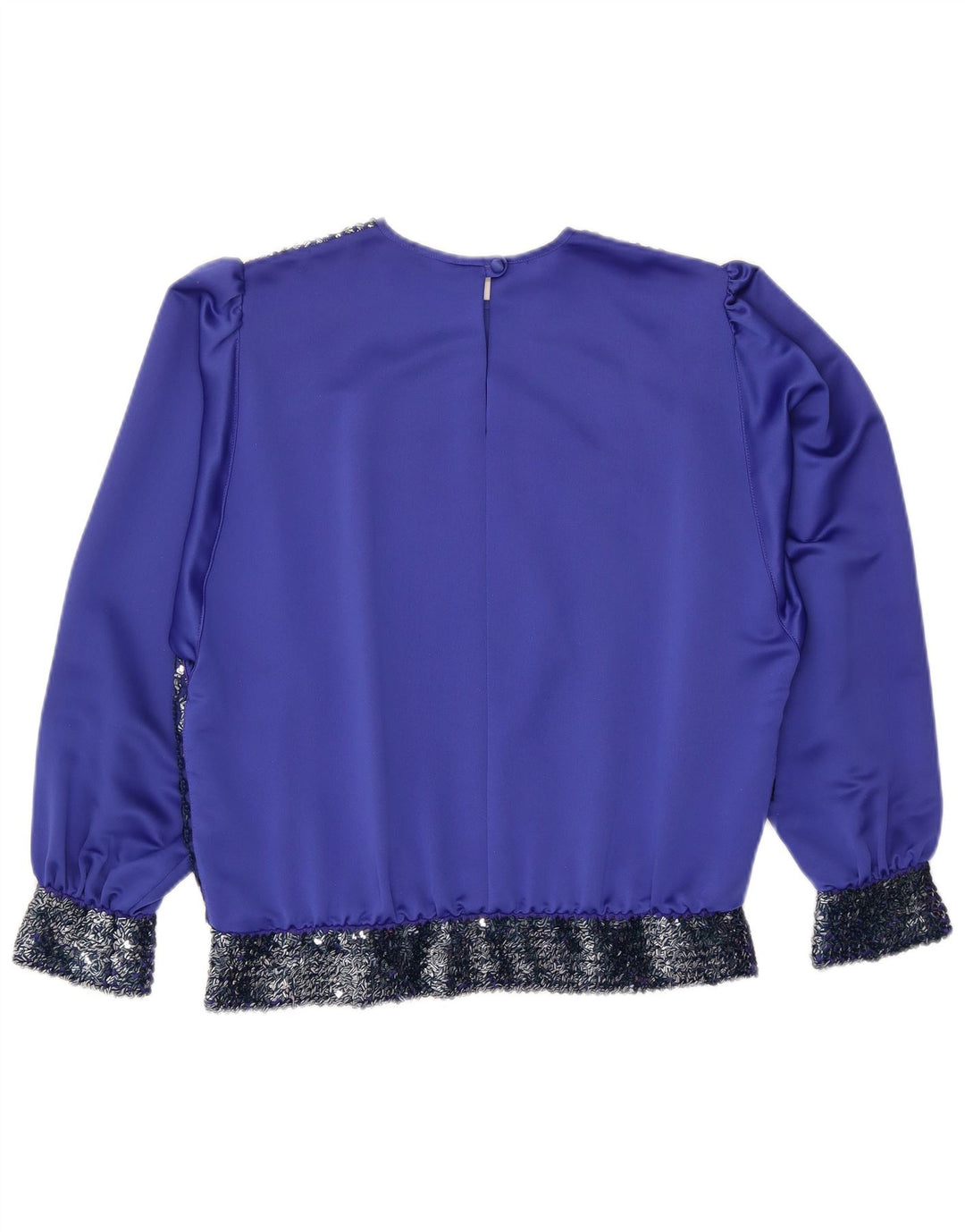 Damska bluzka z długim rękawem ARA Top EU 44 XL Niebieski poliester