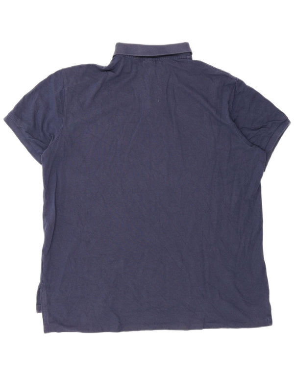 Polo Ralph Lauren Męska koszulka polo o dopasowanym kroju 2XL, granatowa, bawełniana