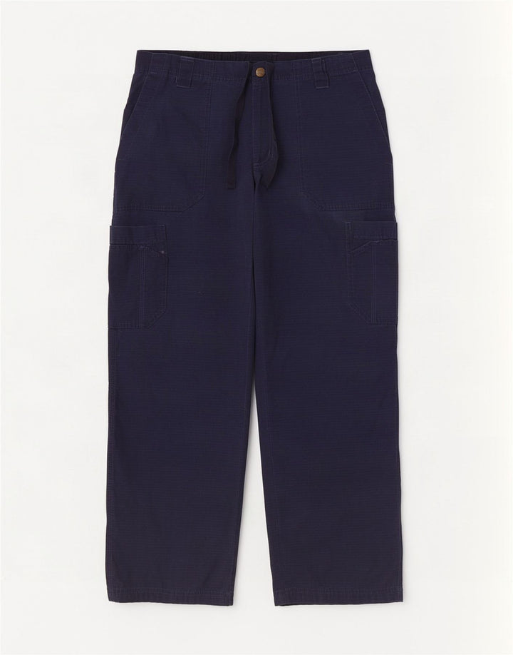Spodnie damskie Carhartt Straight Cargo Medium W30 L30 Granatowa bawełna