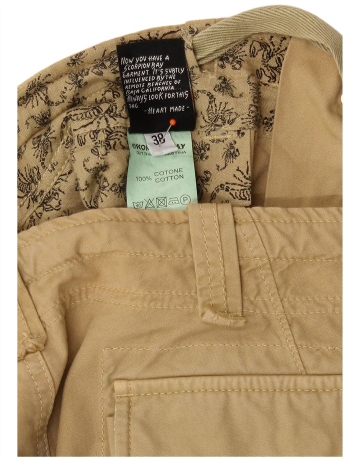 Damskie spodenki cargo Scorpion Bay W38 XL, beżowa bawełna