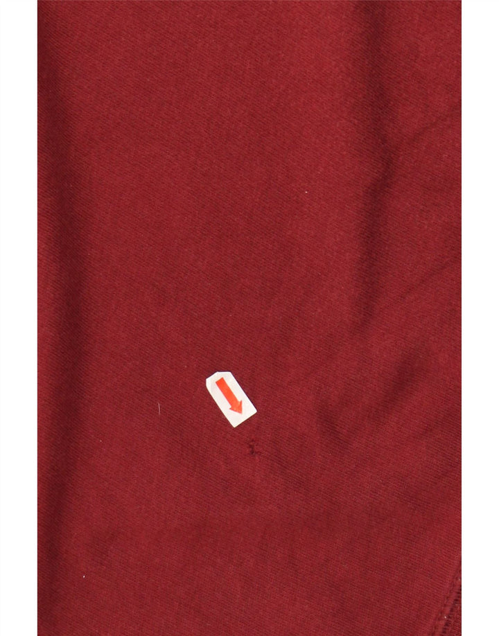 Męski sweter ASICS, bawełniany, w kolorze średniej czerwieni