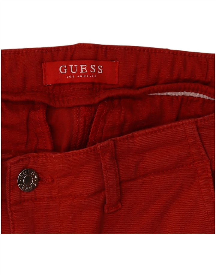 Damskie spodnie Chino Guess W32 L29 Czerwone