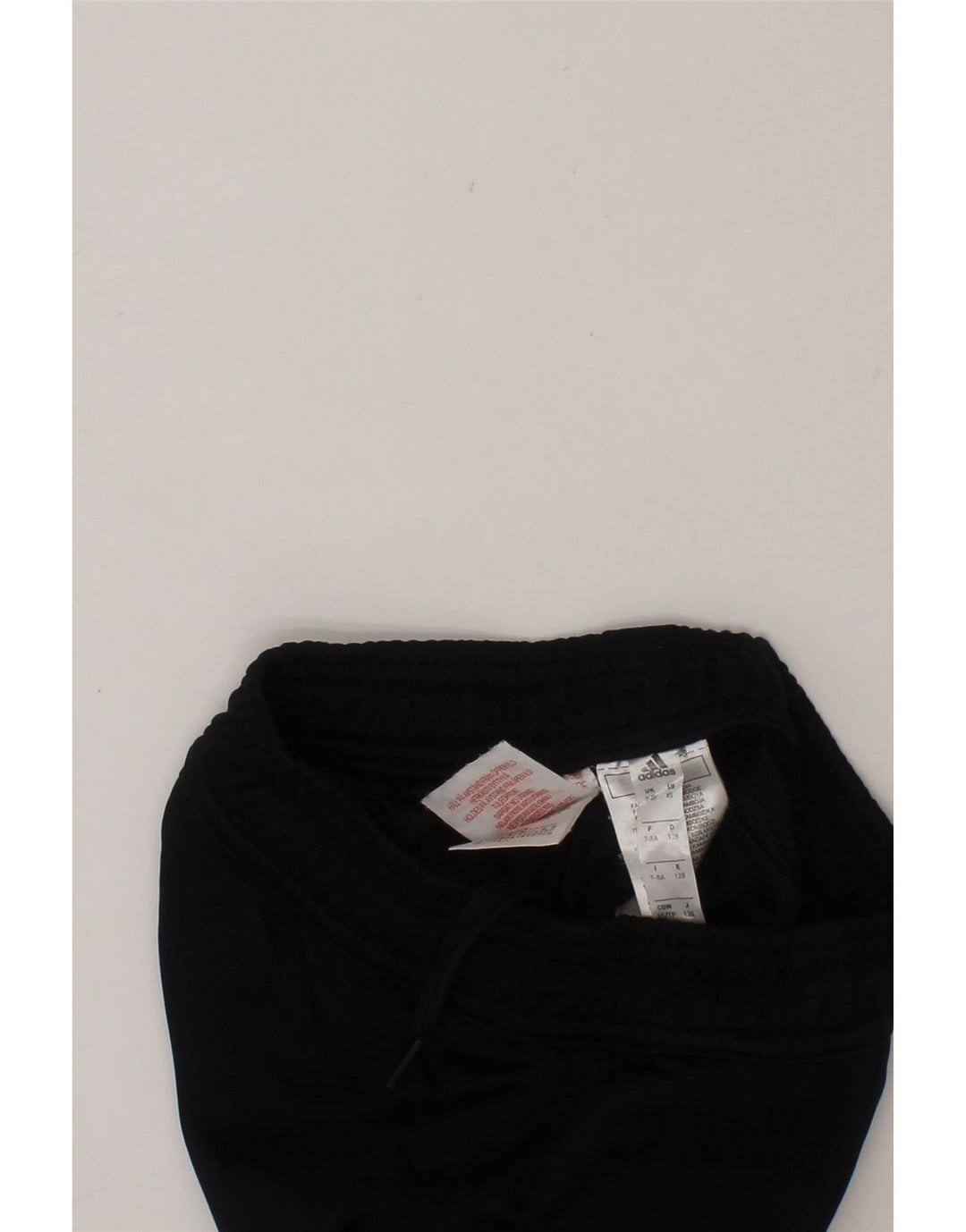 ADIDAS Boys Sport Shorts 7-8 Years  Black Polyester Vintage Adidas and Second-Hand Adidas from Messina Hembry 