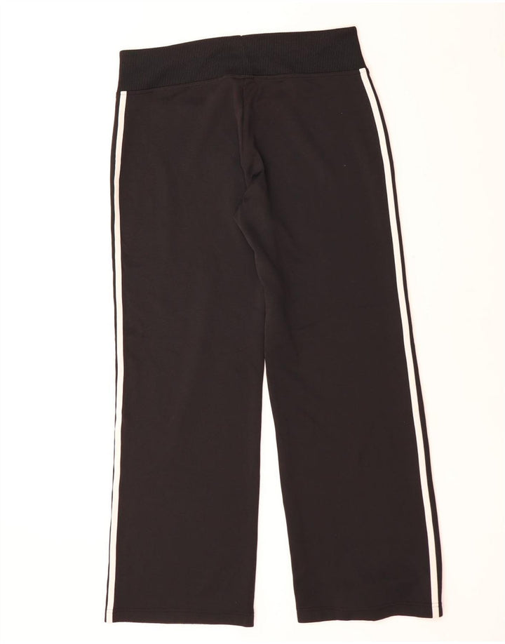 Damskie spodnie dresowe ADIDAS UK 16, duże, czarne, poliestrowe