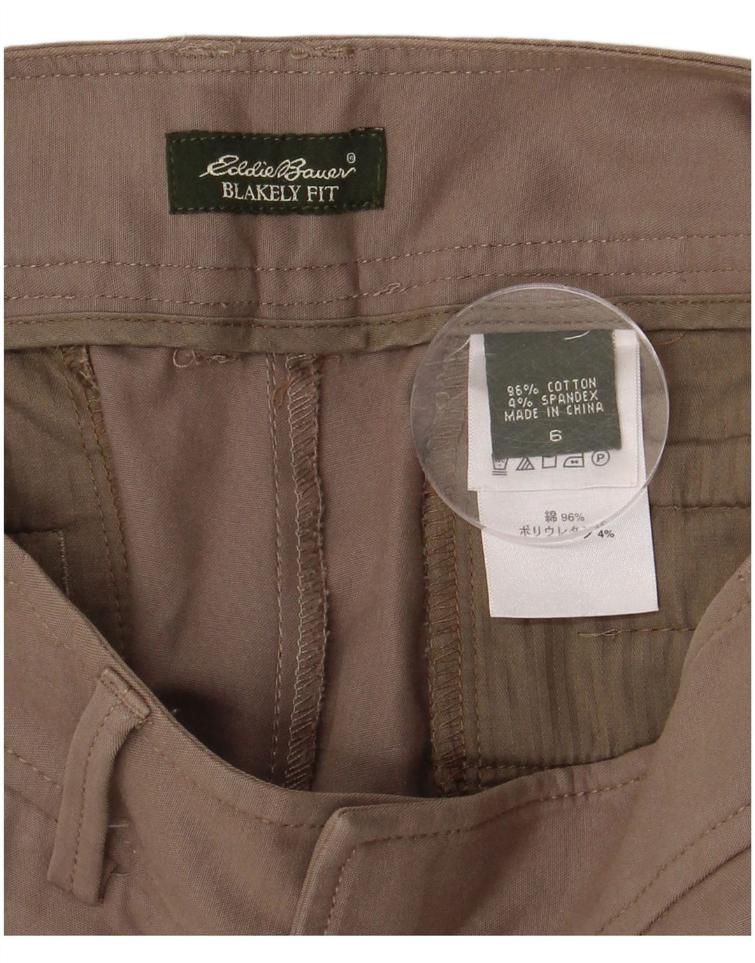 Spodnie damskie EDDIE BAUER Blakely Fit US 6 Medium W30 L30 brązowe