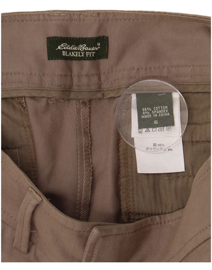 Spodnie damskie EDDIE BAUER Blakely Fit US 6 Medium W30 L30 brązowe
