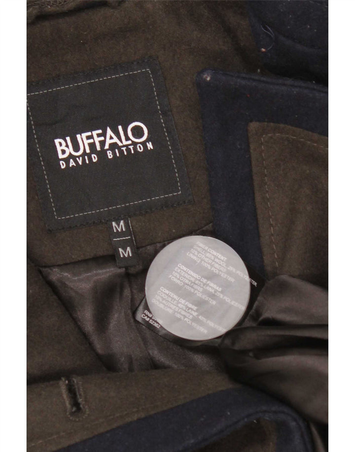 Dwurzędowy płaszcz damski Buffalo David Bitton UK 12, średni khaki
