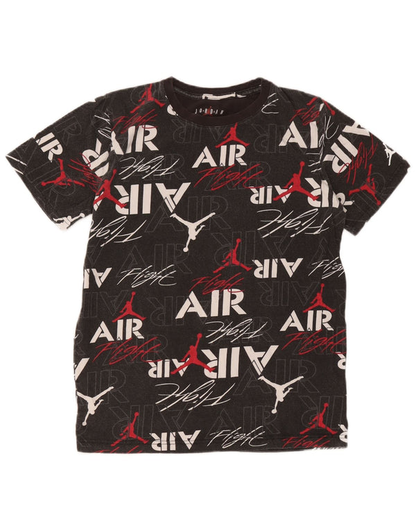 Chłopięcy T-shirt z grafiką Jordan 13-14 lat XL, czarny, bawełniany