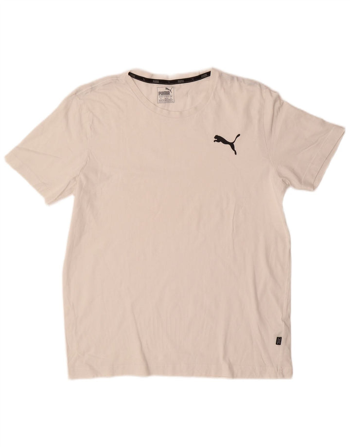 Męski T-shirt PUMA Top Średniej Białej Bawełny
