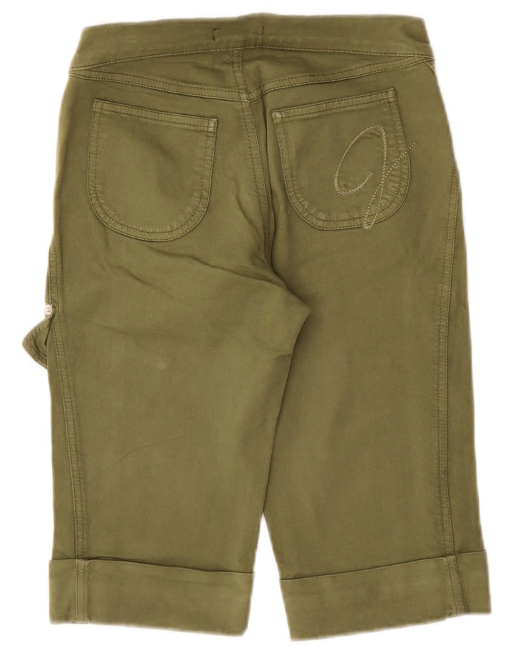 Damskie spodenki cargo Versace IT 38 XS W24, bawełna khaki