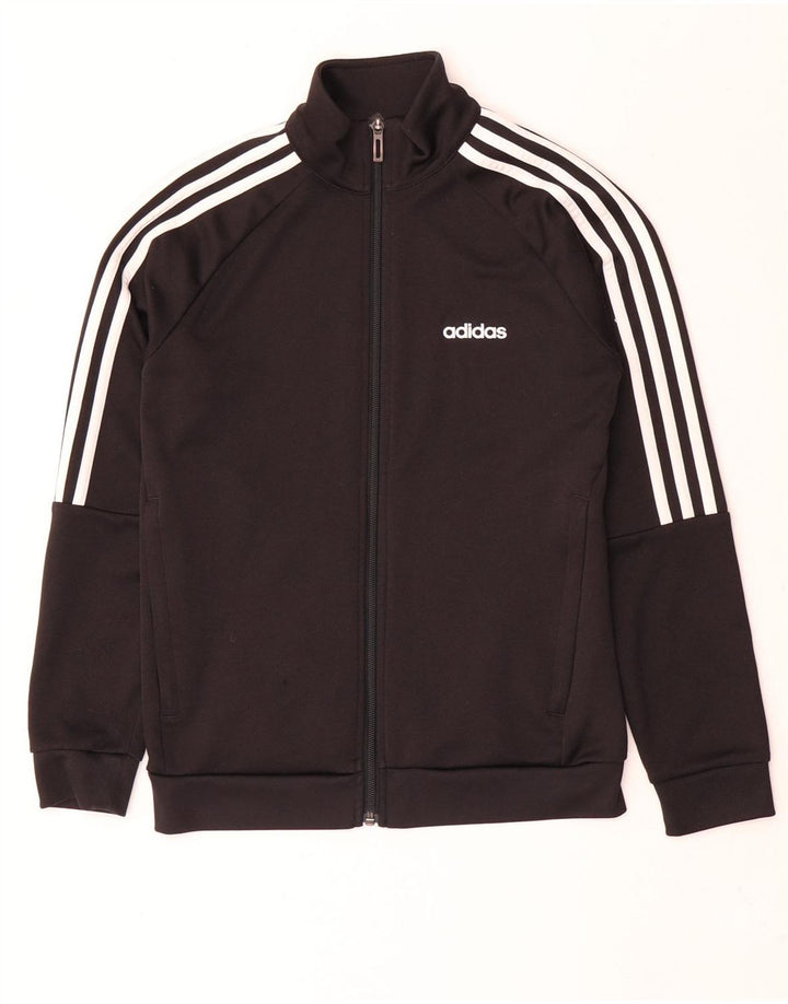 Adidas Chłopięca Kurtka Dresowa Climalite Climalite 11-12 Lat Czarny Poliester