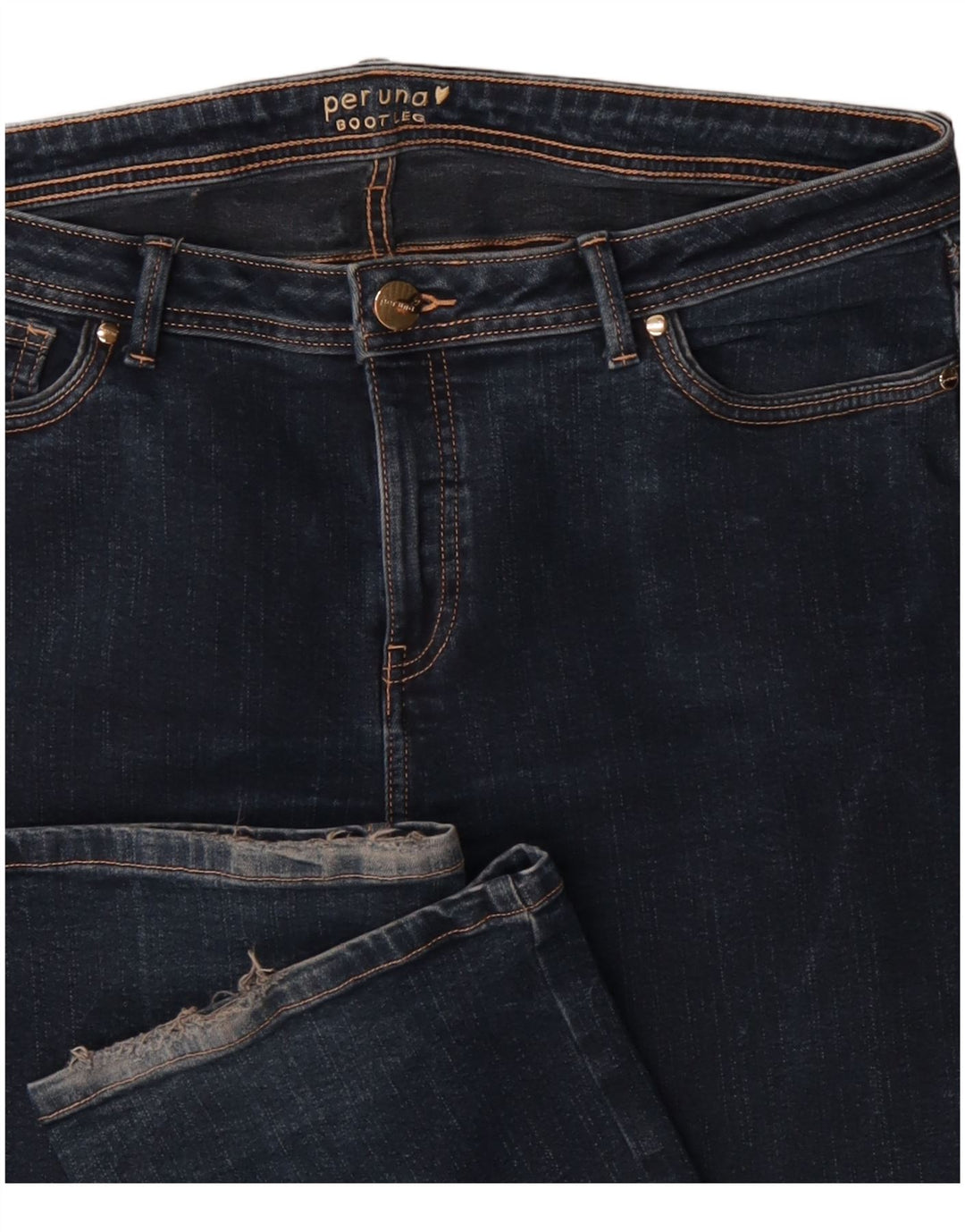 Jeansy Marks & Spencer Damskie Per Una Bootcut W36 L31 Granatowe