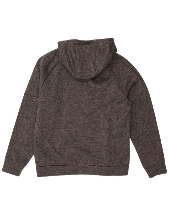 Męski dres z kapturem Nike Therma-Fit, duży, szary, nakrapiany poliester