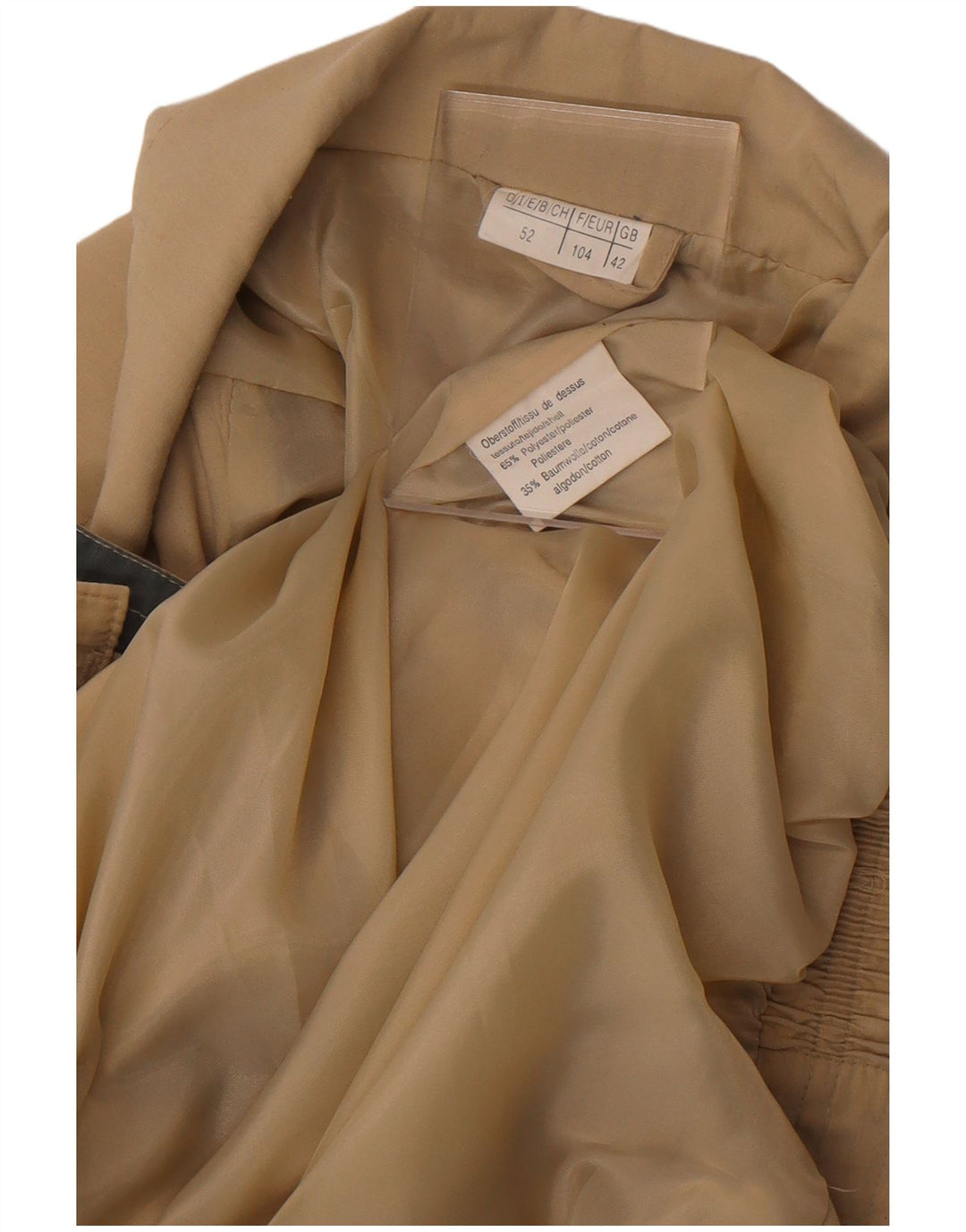 Męska kurtka bomberka w stylu vintage, UK 42 XL, poliester khaki