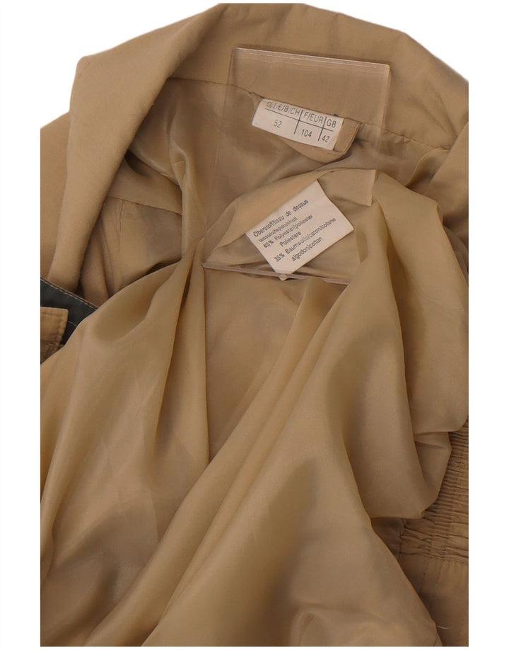 Męska kurtka bomberka w stylu vintage, UK 42 XL, poliester khaki