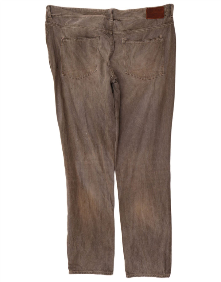Męskie jeansy Timberland Slim W42 L34 Szara bawełna