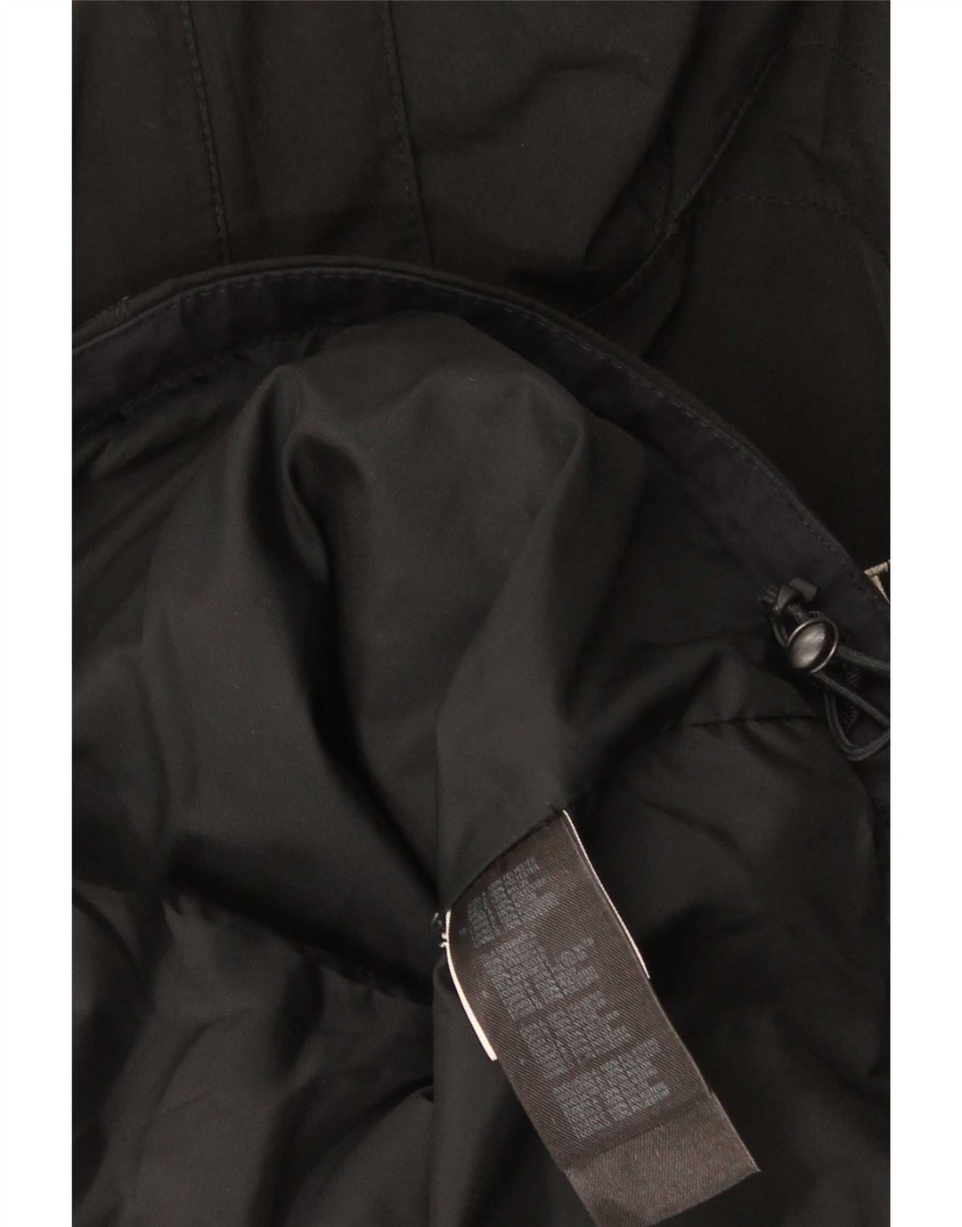Damska kurtka wiatrówka The North Face z kapturem, oversize UK 10, mała czarna