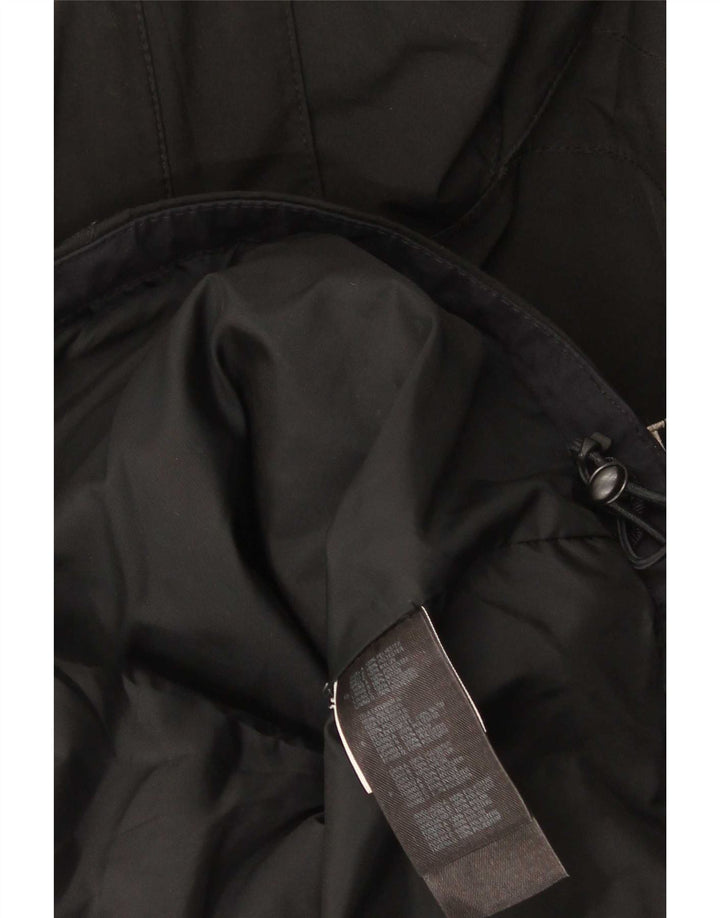 Damska kurtka wiatrówka The North Face z kapturem, oversize UK 10, mała czarna