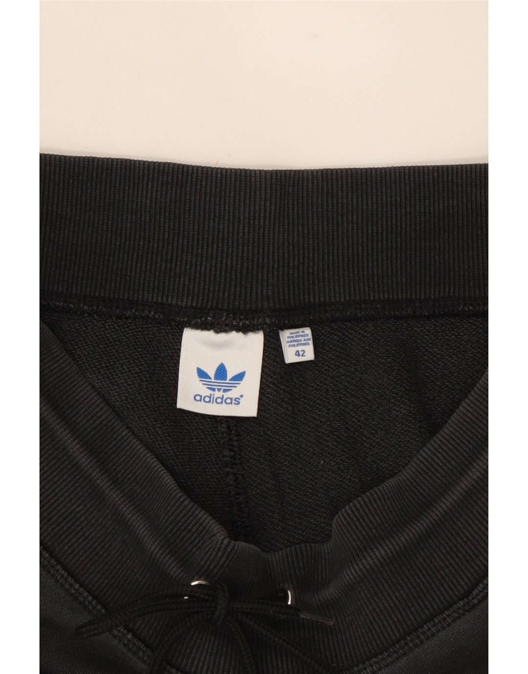 ADIDAS Womens Tracksuit Trousers Joggers IT 42 Medium  Black Cotton Vintage Adidas and Second-Hand Adidas from Messina Hembry 