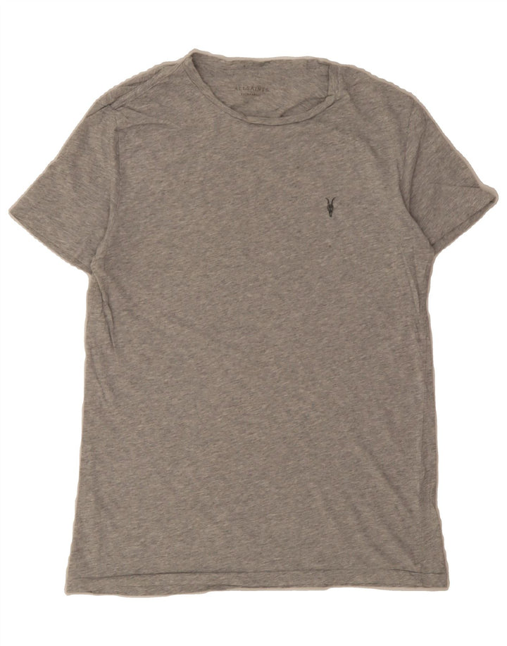 ALL SAINTS Mens T-Shirt Top XS Grey Cotton Vintage All Saints and Second-Hand All Saints from Messina Hembry 