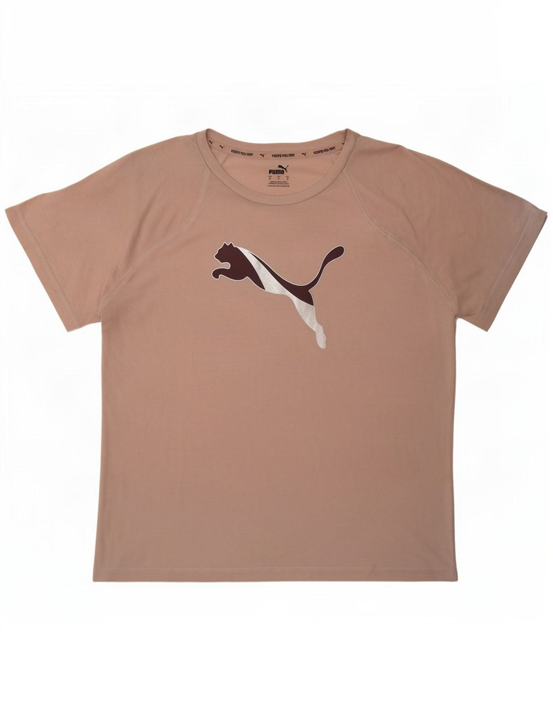 Damska koszulka oversize z grafiką Puma Top UK 10, mały, różowy poliester
