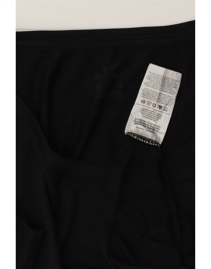 Damska koszulka Nike Dri Fit Top UK 18 XL, czarny poliester
