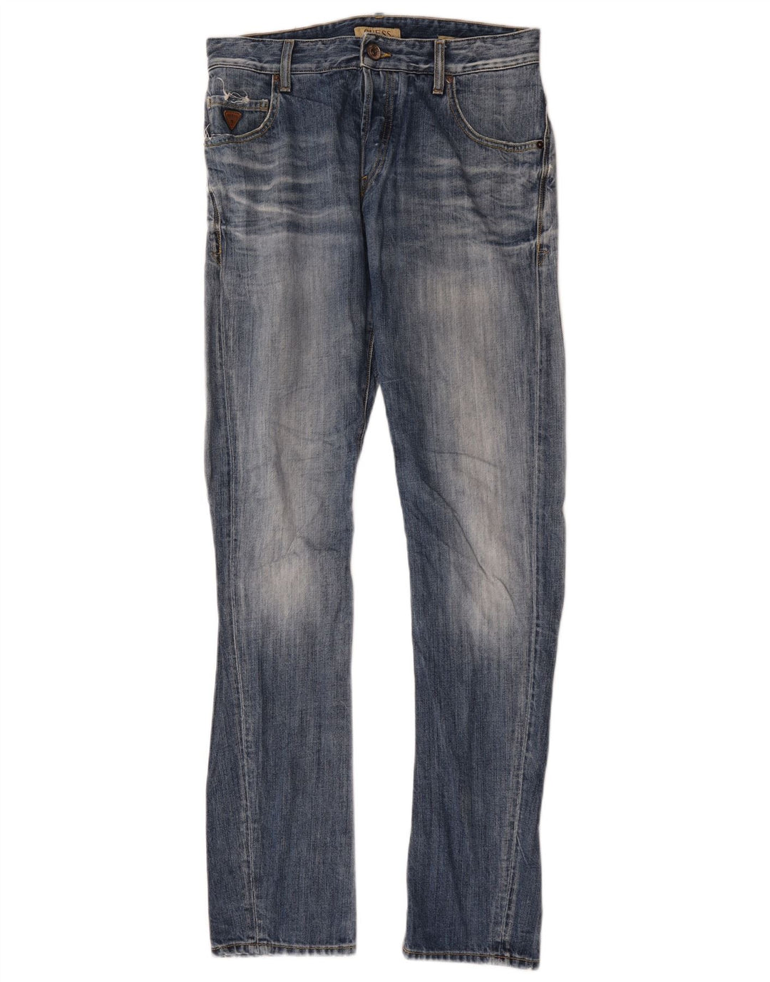 Guess Męskie jeansy slim W30 L34 Niebieskie bawełniane