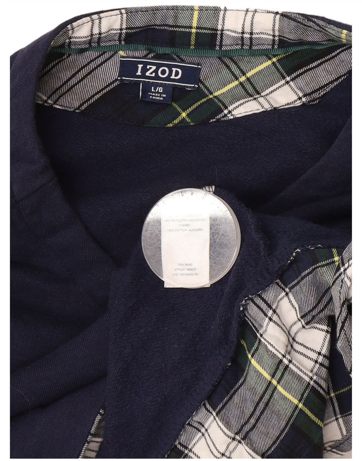 Damska bluza dresowa Izod UK 16, duża, granatowa, bawełniana