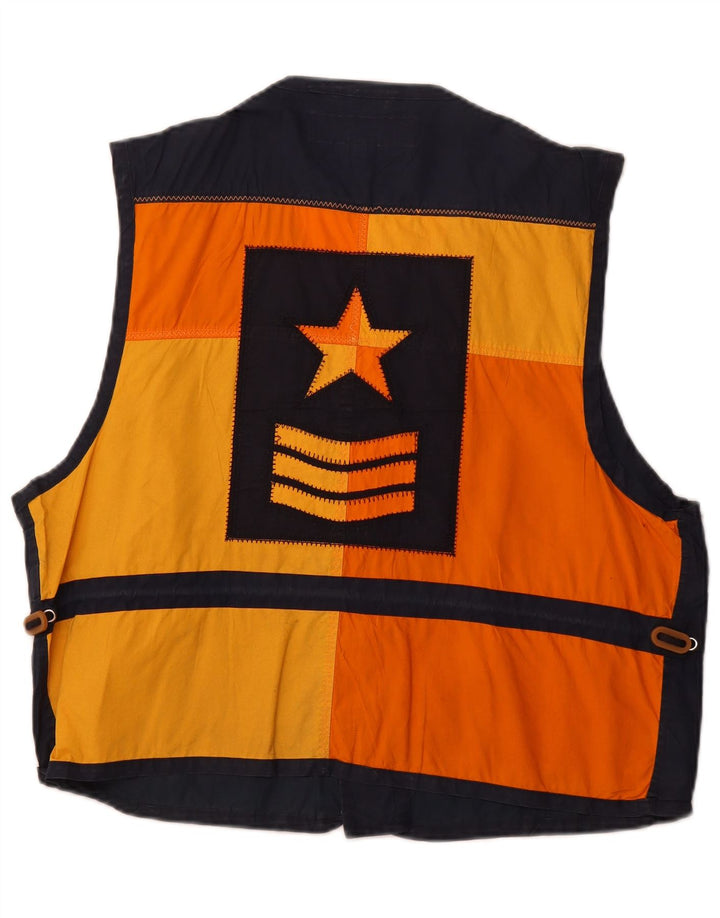 Męska kamizelka OCEAN STAR Graphic Utility IT 50, duża granatowa, z blokami kolorów