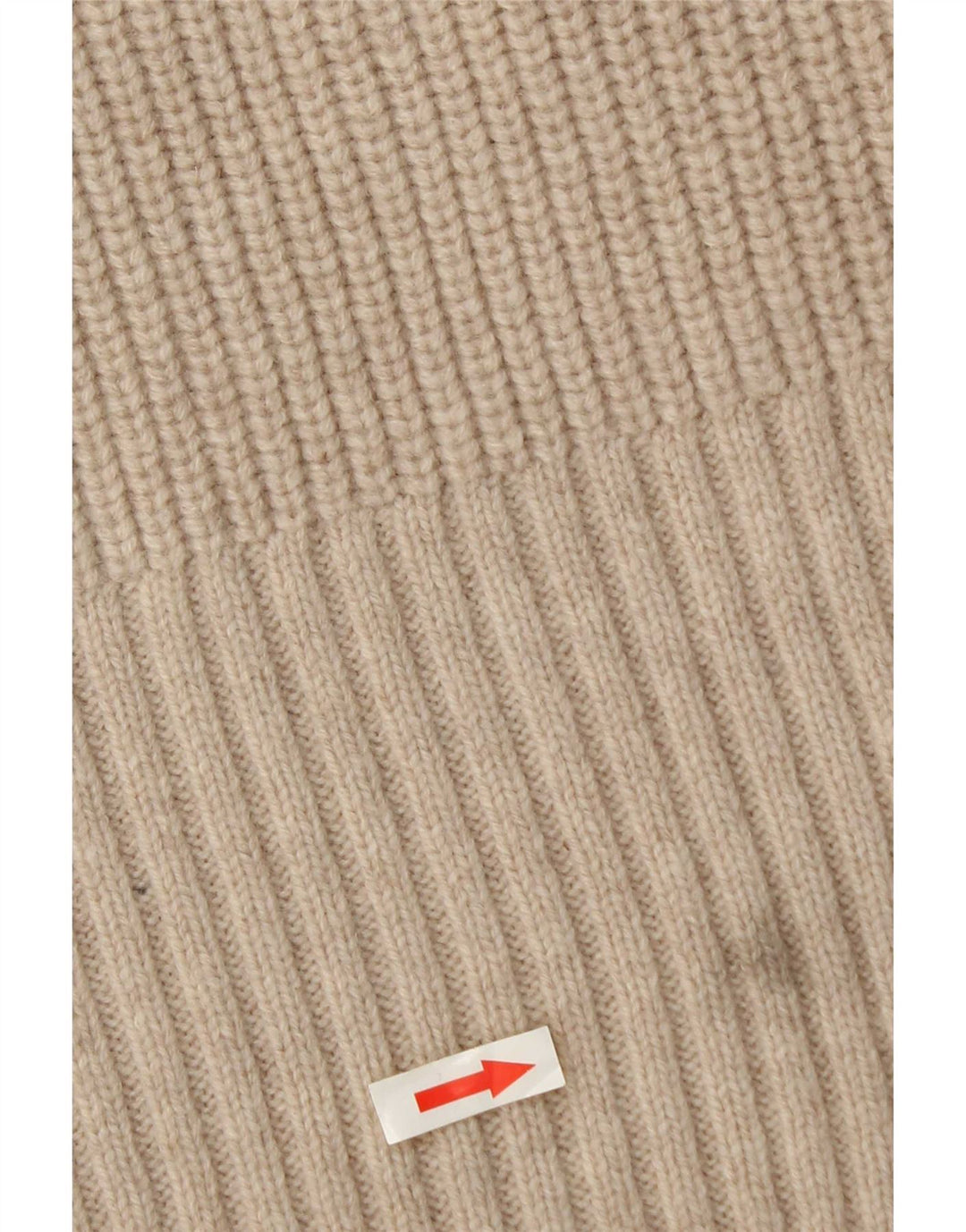 Damski sweter oversize z golfem Zara UK 10 Small Beżowa wełna
