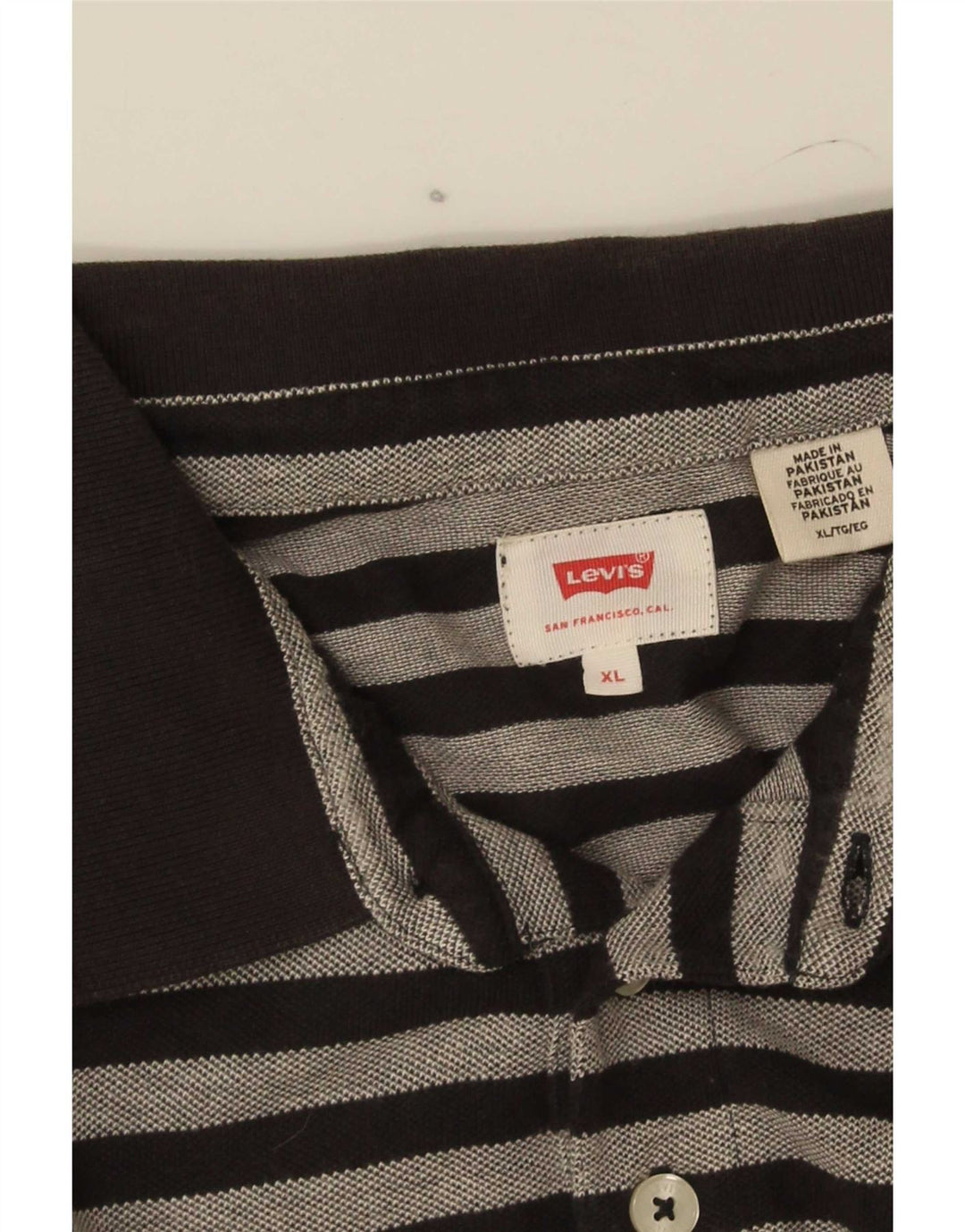 Męska koszulka polo Levi's XL w czarne paski
