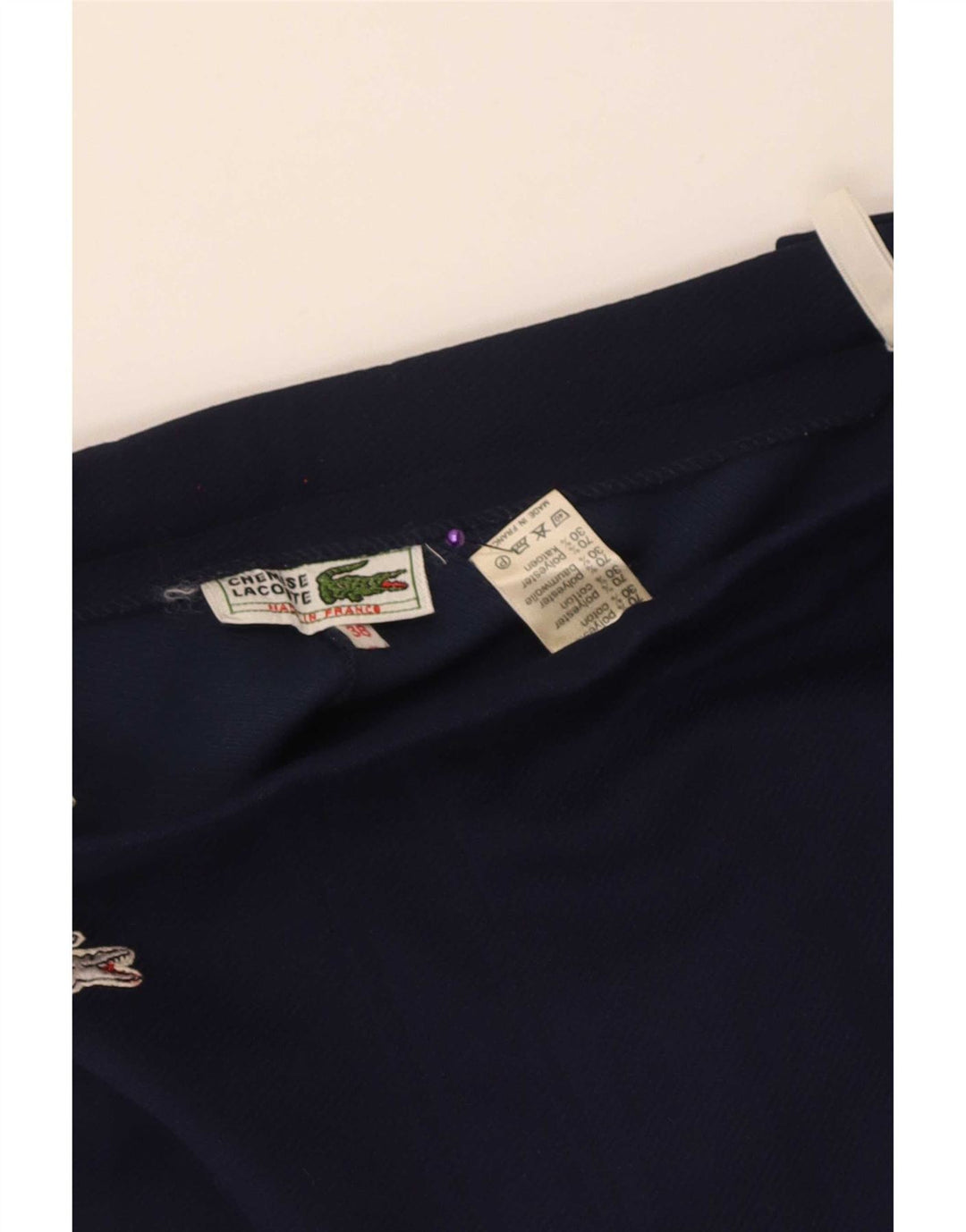 Damska spódniczka mini Lacoste EU 38 Medium W24 Granatowy poliester