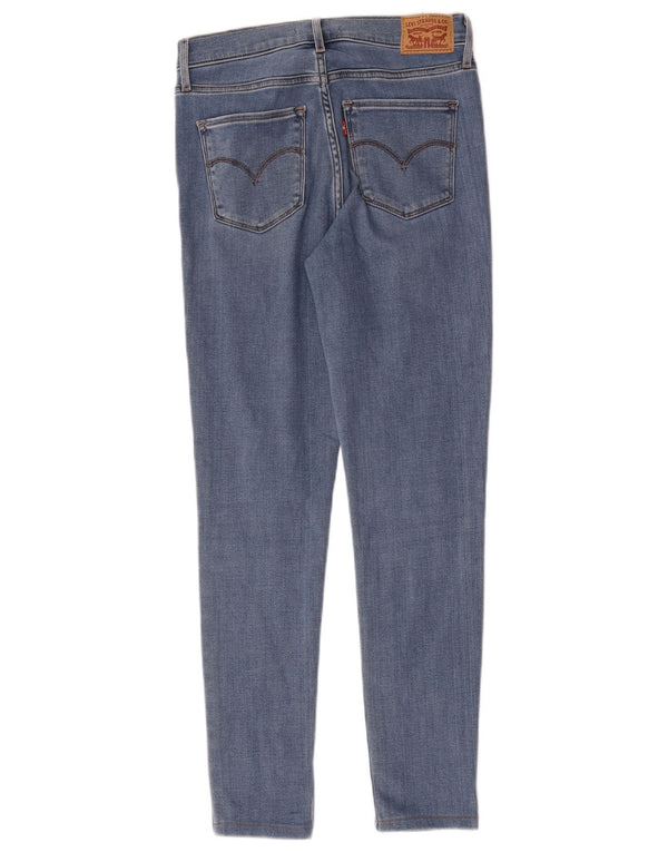 Damskie jeansy Levi's 720 z wysokim stanem, bardzo obcisłe W28 L28 niebieskie