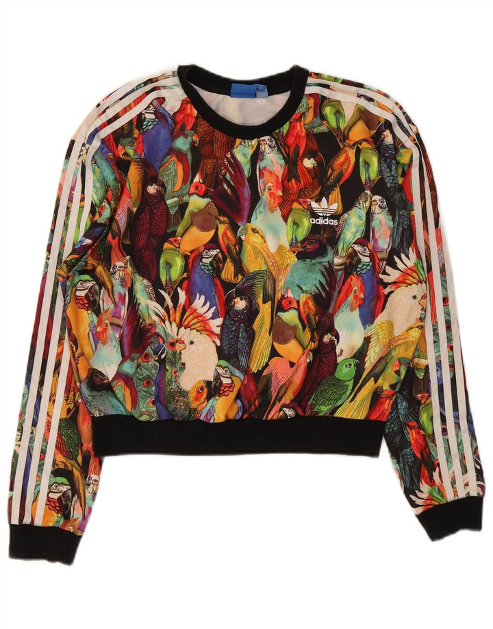 Damska bluza Adidas Crop Jumper UK 12 Średnia wielobarwna