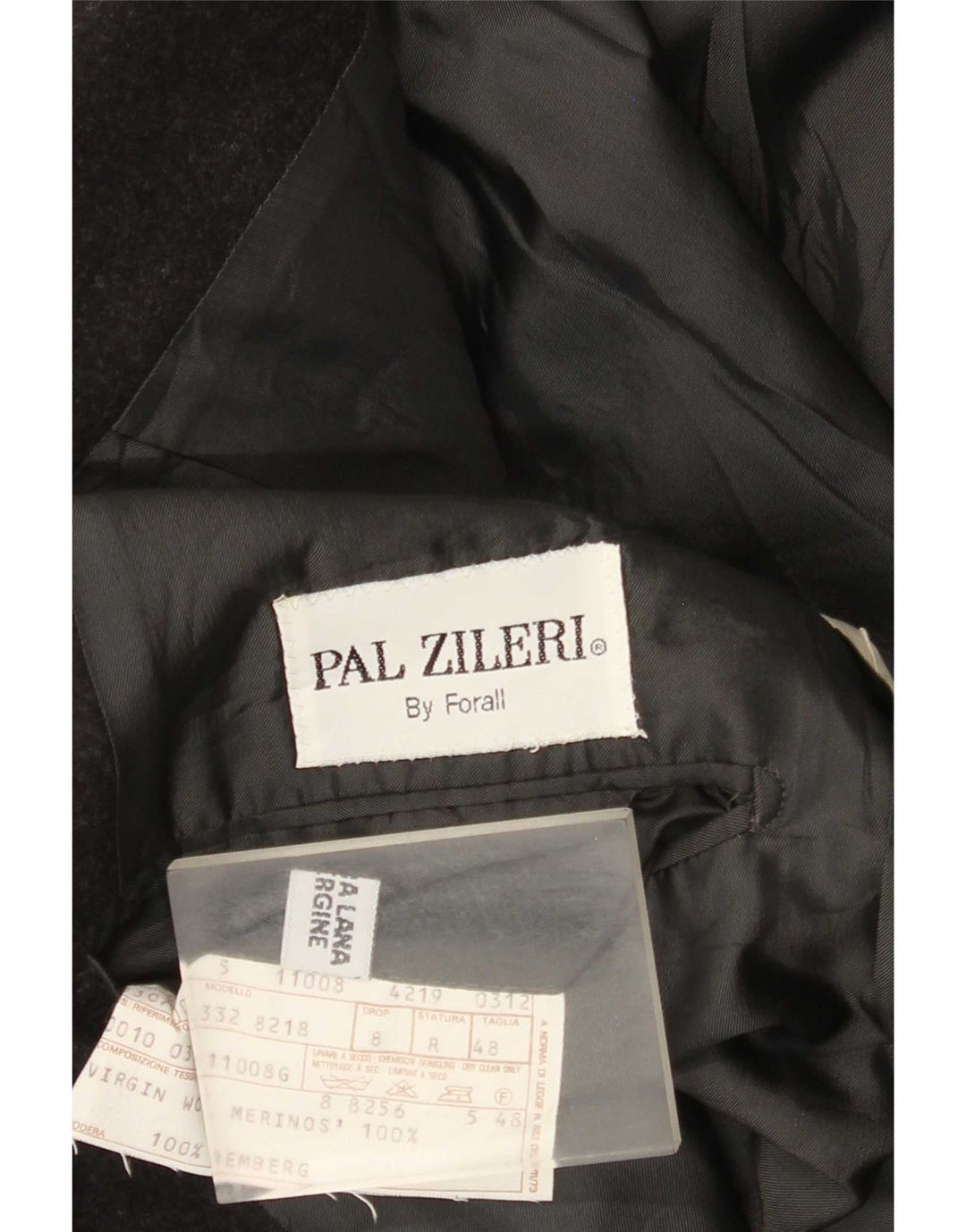 Pal Zileri Męska marynarka zapinana na 2 guziki IT 48 Medium Grey Virgin Wool