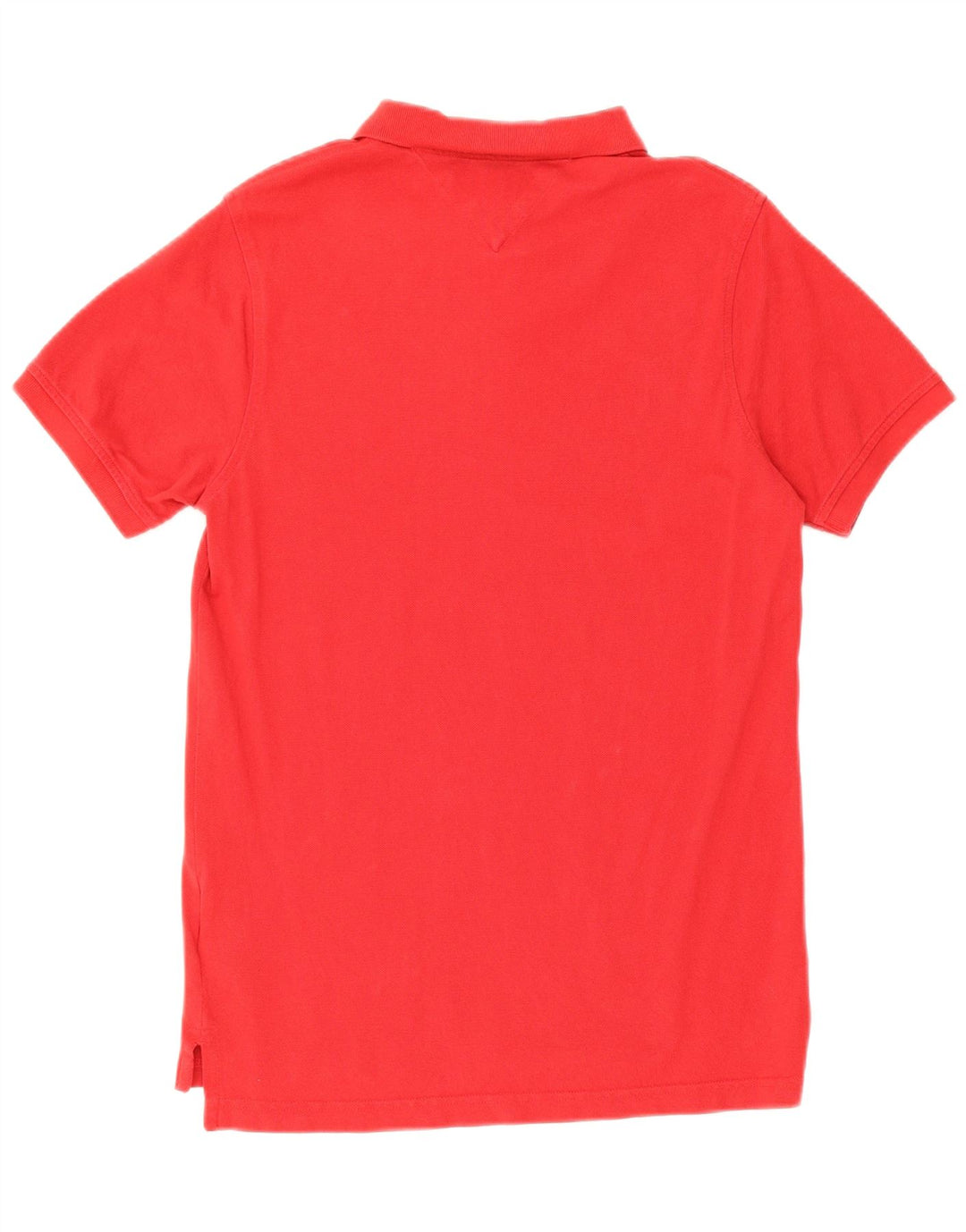 TOMMY HILFIGER Mens Slim Fit Polo Shirt Medium Red Cotton Vintage Tommy Hilfiger and Second-Hand Tommy Hilfiger from Messina Hembry 