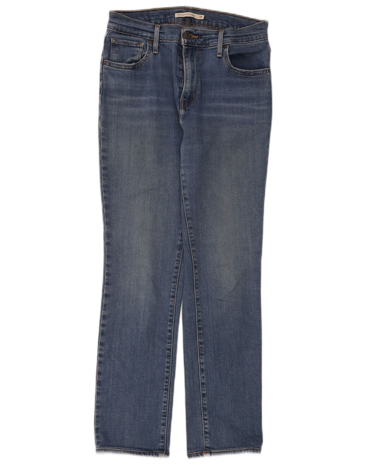 Damskie jeansy Levi's 724 z wysokim stanem i prostym W28 L28 Niebieskie