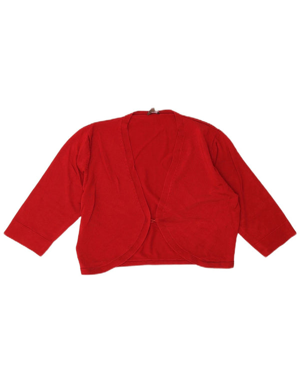 Damski sweter rozpinany Phase Eight z rękawami 3/4, UK 14, średni czerwony