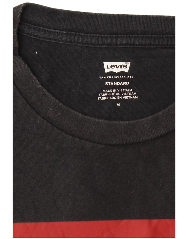 Damska koszulka Levi's Standard Graphic Top UK 14 Medium Black