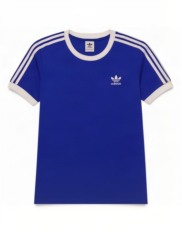 Damska koszulka Adidas Top UK 10 Small Blue Cotton