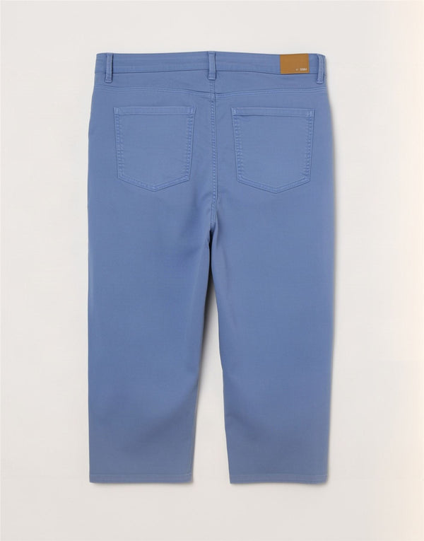 Spodnie Capri Marks & Spencer Damskie UK 22 3XL W40 L22 Niebieskie