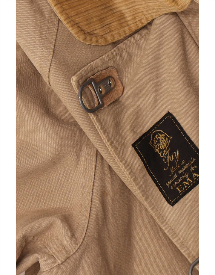 Płaszcz damski Fay Ema Duffle UK 20 2XL beżowy