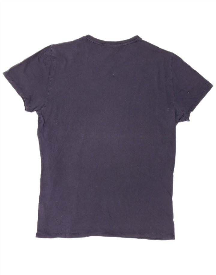 T-shirt męski Lacoste Top, średni, granatowy, bawełniany