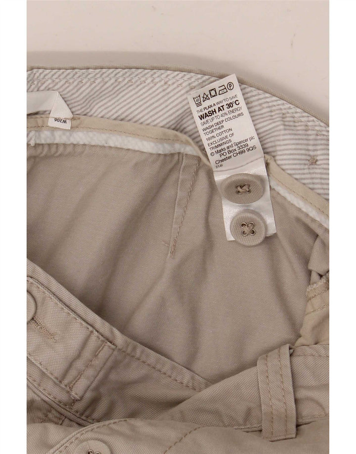Marks & Spencer Damska spódnica ołówkowa UK 12 Medium W32 Beżowa bawełna